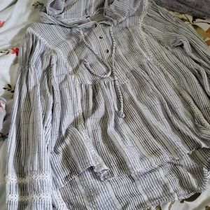 Free people hooded top